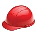 [Discontinue] ERB 19824 Liberty Cap Style Hard Hat with Slide Lock, Red
