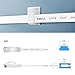 XINCA Cat6 Ethernet Cable 50 ft White Gigabit Flat Network LAN Cable with 25 pcs Cable Clips Snagless Rj45 Connectors for Computer/Modem/Router/X-Box Faster Than Cat5e/Cat5