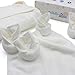 Hooded Baby Towel & 5 Pack WashCloths Set| Soft Organic Bamboo Baby Bath Towel |Gentle On Skin Hooded Towel| Quick Absorbent| Bonus Wash Bag| Baby Registry/Shower Gift for Boys & Girls by Cuddle Mee