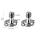 ChromLives 1/4'' D-Ring Camera Quick Release Screw Tripod Screw Adapter Connecter DSLR Camera Rig Accessories- 2 Pack