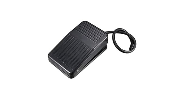 ZCHXD FS-1 SPDT NO NC Nonslip Industrial Electric Momentary Power Foot Pedal Switch, 0.25M Cable: Amazon.com: Industrial & Scientific