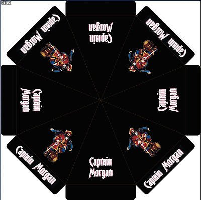 CAPTAIN MORGAN SPICED RUM PATIO UMBRELLA MARKET STYLE NEW