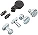 Manfrotto 357PLV Rapid Connect Sliding Plate with 2-1/4-Inch-20 and 3/8-Inch Fixing Screws - Replaces 3272 (Black)