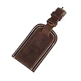 Genuine Leather Luggage Bag Tags Travel ID Bag Tag Airlines Baggage Suitcase Labels