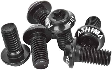 Ashima Brake Part Ash Disc Bolts Aly Bk M5X10 Torx Pkof6