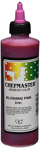 Chefmaster Airbrush Spray Food Color, 9-Ounce, Blushing Pink