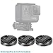 Neewer Multi-coated Lens Filter Kit for GoPro Hero 7, Hero 6, Hero 5 Includes ND8, ND16, ND32 Filters with 3 Lens Caps; Made of Aluminum Alloy Frame and HD Optical Glass