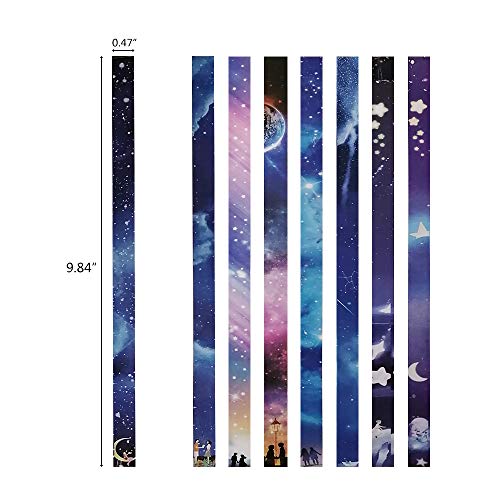544 Sheets Origami Stars Paper with 2 Plastic Storage Box, 32 Different Designs of Beautiful Starry Sky for DIY Paper Crafts Kids Folding Origami Lucky Star Paper Strips - Thumbnail 2