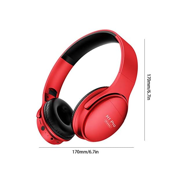 Active-Noise-Cancelling-Headphones-Bluetooth-Headphones-with-MicrophoneDeep-Bass-Wireless-Headphones-Over-Ear-Red Active Noise Cancelling Headphones Bluetooth Headphones with Microphone/Deep Bass Wireless Headphones Over Ear Red