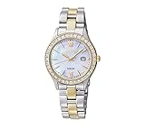 Seiko Women's Two-Tone Crystal Solar Bracelet Watch