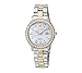 Seiko Women's Two-Tone Crystal Solar Bracelet Watch