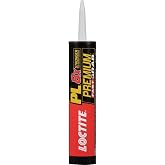 Loctite PL Premium Fast Grab Polyurethane Construction Adhesive, Gray, 10 fl oz Cartridge, 1 Pack