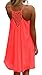 Amstt Womens Summer Sexy Vibrant Color Chiffon Dress Bathing Suit Cover Up