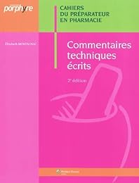 Commentaires techniques écrits