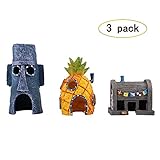 TEEMO Spongebob Aquarium Decoration Value Pack