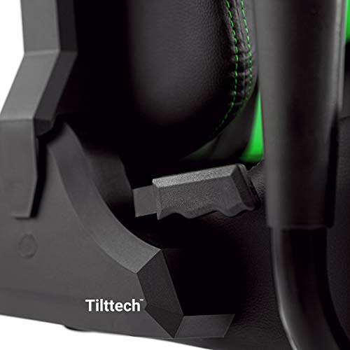 Diablo-X-One-Sedia-Gaming-Poltrona-Ufficio-Design-Ergonomico-Meccanismo-di-Inclinazione-Cuscino-Lombare-Finta-Pelle-Portata-150-kg-Nero-Verde-Standard