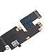 OmniRepairs-Charging Lightning USB Dock Port Flex Cable Replacement with Microphone, Headphone Audio Jack Assembly For iPhone 6 Plus 5.5'' A1522, A1524, A1593 with Premium Repair Toolkit (Gray)