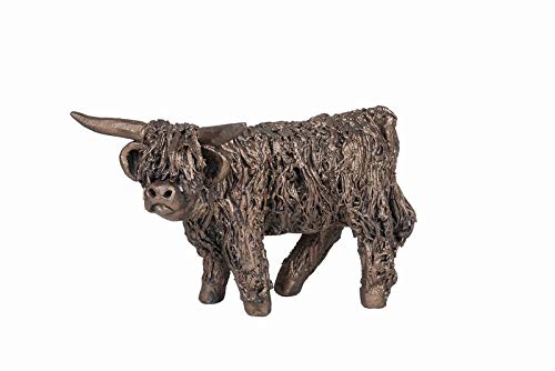 Frith Cold Cast Bronze Angus Highland Cow Standing Miniature
