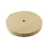 Extra Thick Spiral Sewn Buffing Wheel, 8" \(80-Ply)