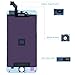SZRSTH Compatible with iPhone 6 Plus Screen Replacement White 5.5 Inch LCD Display Screen Digitizer Frame Full Assembly Include Full Free Repair Tools Kit+Instruction+Screen Protector