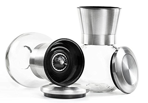1 Premium+Stainless+Grinder+Adjustable+Levav