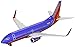 GeminiJets Southwest B737-300W Aircraft (1:400 Scale), Canyon Blue
