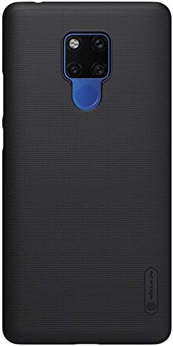 Huawei Mate 20 X Case,Huawei Mate 20 X Back Cover,OPDENK-Nillkin Frosted Shield Wear-Resistant Hard Cover Anti-skidding Shell Case Back Cover for Huawei Mate 20 X,Black