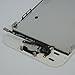 InjuredGadgets - LCD display Touch Screen Glass Digitizer Assembly With Spare Parts (home button & Camera & Flex Cable) for iPhone 5S White
