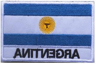 ShowPlus Argentina AR Flag Military Embroidered Tactical Patch Morale Shoulder Applique