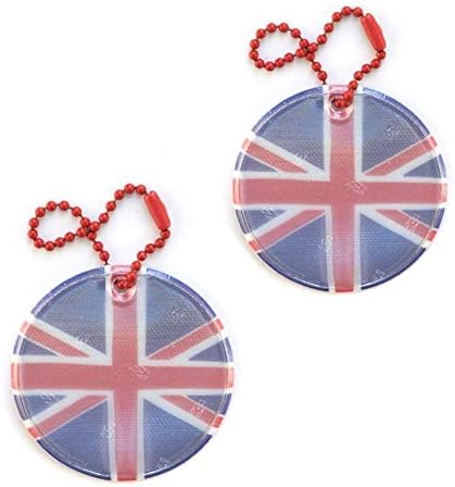 funflector Safety Reflectors - Globetrotter Collection - Ultra Bright and Stylish Reflective Gear For Clothing, Rucksacks, Bags, Pushchairs, Wheelchairs and More.