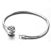 Long Way Bracelets, 925 Sterling Silver Snake Chain Basic Charm Bracelet Fine Jewelry for Women, Best Valentine's Day Gift for Girlfriend Wife Mother,6.7Inch