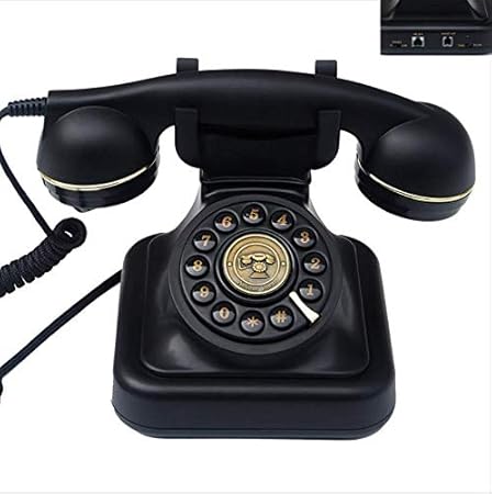 Telefono A Casa Vecchio Intuition Telefono A Linea Singola Con Filo Amplificato Con Suoneria Extra Forte Telefono Fisso A 1 Microtelefono Nero Amazon It Casa E Cucina