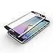 Samsung Galaxy S6 Edge Screen Protector: Stalion® Shield Tempered Liquid Glass Shatterproof Full Screen Frame Edge to Edge Armor Guard (Black Sapphire)[Retail Packaging 1X]
