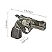 Usbkingdom 32GB USB 2.0 Flash Drive Cartoon Metal Revolver Pistol Gun Shape Pen Drive Thumb Drive Memory Stick Pendrive Jump Drive Flash Disk