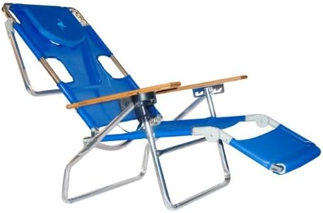Deltess Corp Blue Ostrich 3-In-1 Beach Chair and Lounger