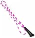 K-Roo Sports SJMP-001 Jump Rope with Plastic Beaded Segmentation, 7',Pink/White