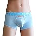 sandbank Men's Sexy Lingerie Bulge Pouch Open Crotchless Boxer Briefs Underwear (US L = Asian Tag 2XL, 4 Pack-Mix Color#2)