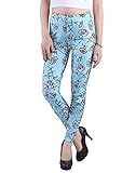 HDE Women's Funky Digital Print Design Graphic Stretch Footless Fashion Leggings