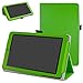 MediaPad T3 7.0 Case,Mama Mouth PU Leather Folio 2-Folding Stand Cover with Stylus Holder for Huawei MediaPad T3 7.0 Inch Tablet,Green