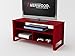Altra TV Stand and Component Media Bench, 44-Inch, Ruby Red Finish