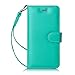 FYY Luxury Genuine Leather Wallet Case for iPhone 6 Plus/6s Plus, [Kickstand Feature] Flip Phone Case Protective Cover with [Card Holder] [Wrist Strap] for Apple iPhone 6 Plus/6s Plus 5.5