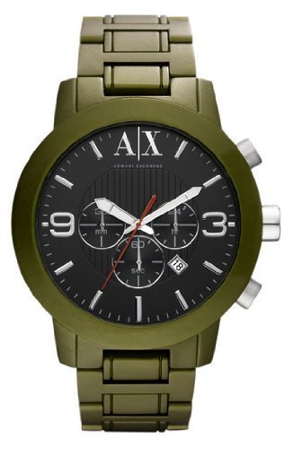 armani military watch