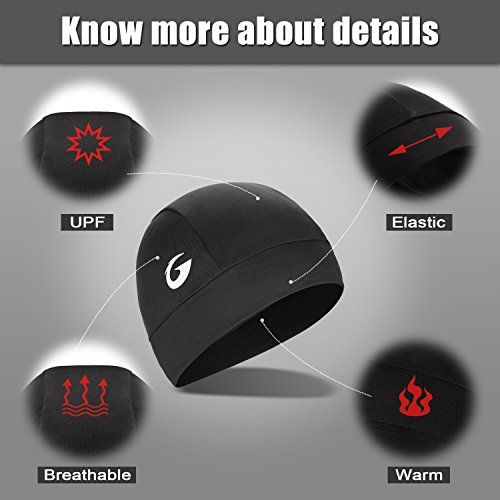 image for JOEYOUNG Helmet Liner Skull Cap Running Beanie for Men & Women Great f