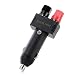 Jtron Dc 12v 10a Car Male Cigarette Lighter Plug with Power Wiring Cable Car to Take Power Black Power Cord for Inverter