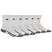 adidas Boys' YTH VERT Stripe 6-Pack Crew, White/Black/Light Onix, Medium