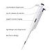 Four E's Scientific Micropipette Single Channel Adjustable Volume Pipettor,5-50 Microliter