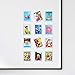 HIIMIEI Magnetic Frame Fridge Wallet Size, 2x3 2.5x3.5 Magnet Picture Frame Refrigerator