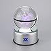 3D Crystal Ball Fancy LED Lighting and Spinning Primary Base Advance 3D Laser Engraving Valentine Children's Gift (Charizard)