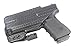 Fierce Defender IWB Kydex Holster Compatible with Glock 19 23 32 w/APLc The Paladin Series -Made in USA- GEN 5 Compatible (Carbon Fiber)