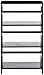 Winsome Leo 3-Tier Storage Shelf, for Living Room, Home Office, Bedroom, Espresso